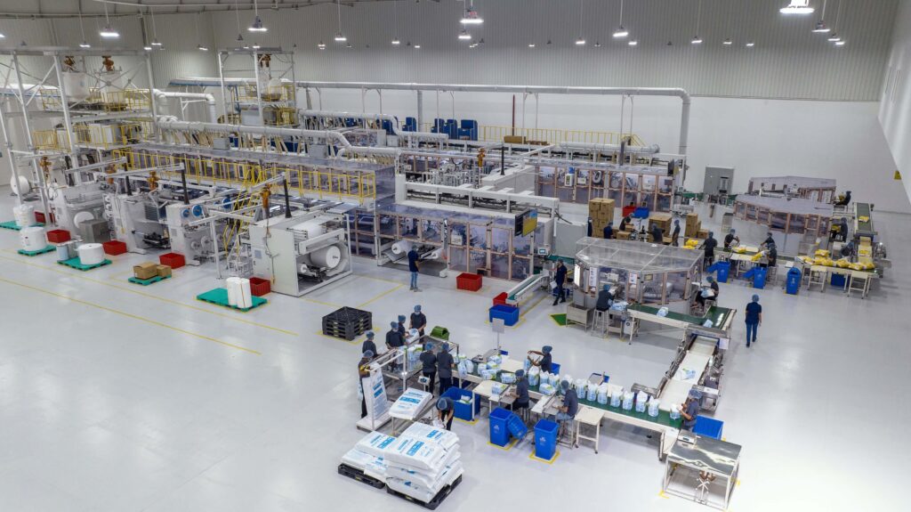 diaper manufacturing process